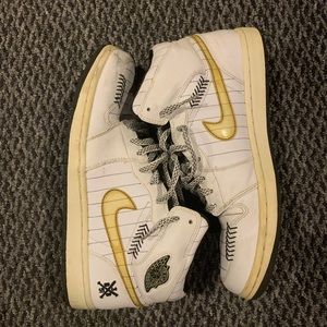 Nike Air Jordan 1 Retro Barons Home OpeningDay10.5